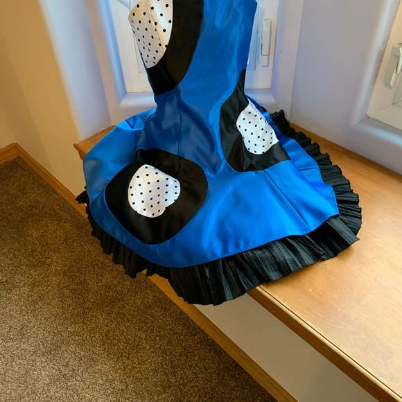 Jessica McClintock fun party dress!  Strapless! - Picture 2 of 7